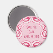 Deko Save the Date Magnet (Vorderseite/Rückseite)