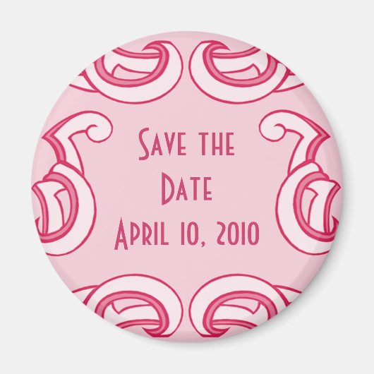 Deko Save the Date Magnet (Vorne)