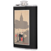 Deko SceneParis, Frankreich Le Pantheon Art Flachmann (Links)