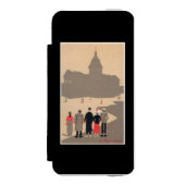 Deko SceneParis, Frankreich Le Pantheon Art Incipio iPhone Geldbeutel-Hülle (Folio Vorderseite)