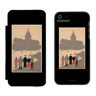 Deko SceneParis, Frankreich Le Pantheon Art Incipio Watson™ iPhone 5 Geldbörsen Hülle