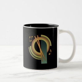 Deko-Schlagzeug Zweifarbige Tasse