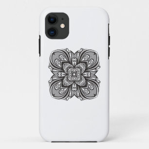 Deko-schwarzes Quadrat inspiriert iPhone 11 Hülle