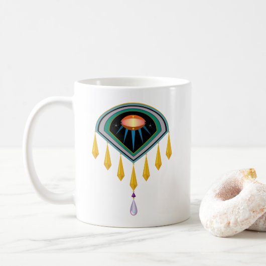 Deko Space Egg Classic Tasse 11oz. (Mit Donut)