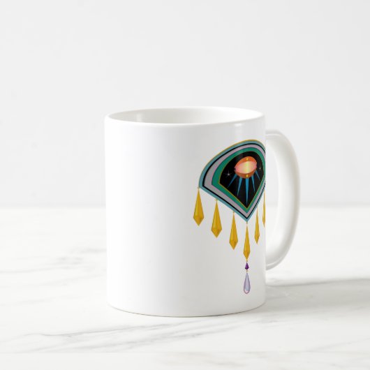Deko Space Egg Classic Tasse 11oz. (VorderseiteRechts)