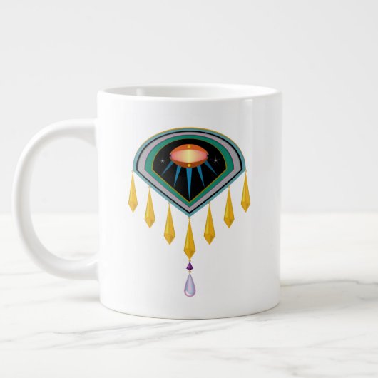Deko Space Egg Jumbo Tasse (Links)
