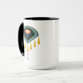 Deko Space Egg Tasse 15oz. (Vorderseite Links)