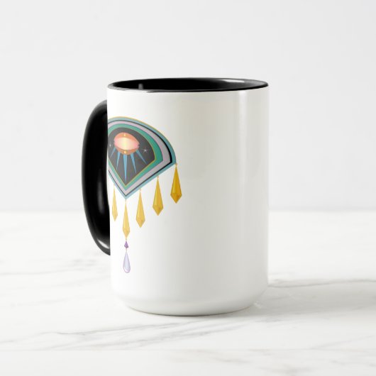 Deko Space Egg Tasse 15oz. (Vorderseite Links)