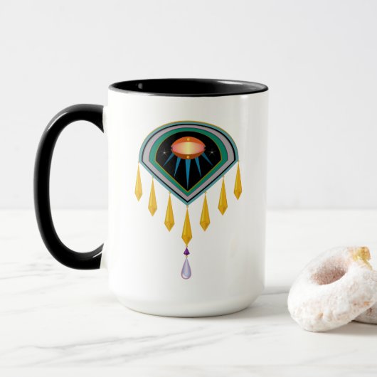 Deko Space Egg Tasse 15oz. (Mit Donut)