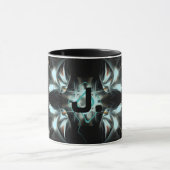 Deko Star mit Monogramm Tasse (Zentrum)