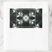 Deko Star Rechteckiger Aufkleber (Tasche)