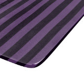 Deko Style Lila vertikale Streifen Schneidebrett (Ecke)