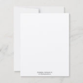 Deko tan Rahmen Hochzeit Brauch Dankeschön Mitteilungskarte (Rückseite)