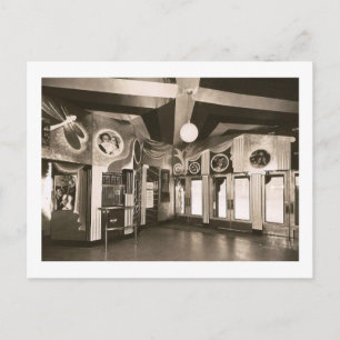 Deko Theater Lobby Vintag Postkarte