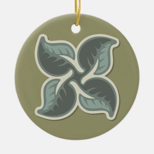 Deko Tile 3 Keramik Ornament (Vorne)