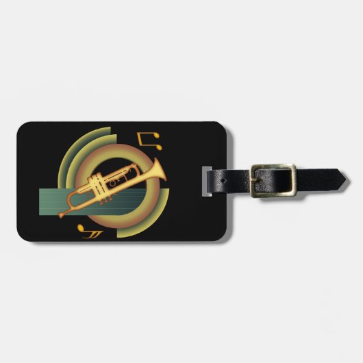 Deko-Trompete Gepäckanhänger (Vorderseite horizontal)