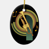 Deko-Trompete Keramikornament (Vorne)