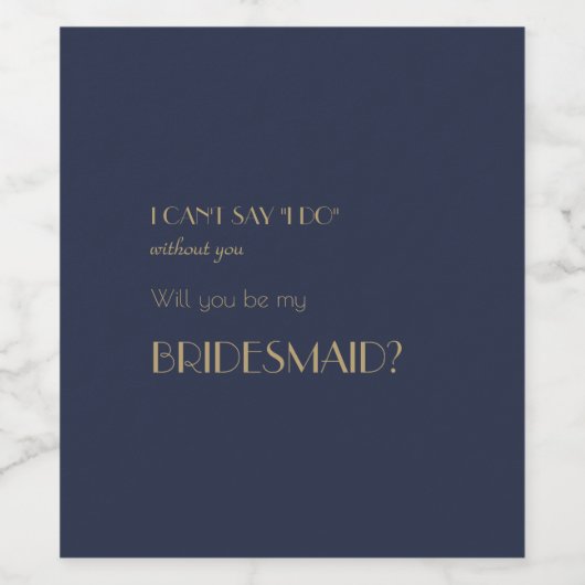 Deko | Vorschlag für eine dunkle Flotte Weinetikett (Einzelnes Label)