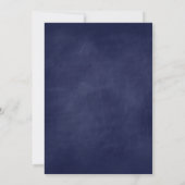 Deko Wedding Blue & Mint Chalkboard Einladung (Rückseite)