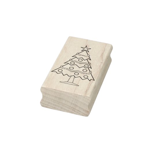 Deko Weihnachtsbaumkunst Briefmarke Gummistempel (Stempel)