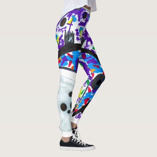 "Deko-Zahn-" Leggings (Rechts)