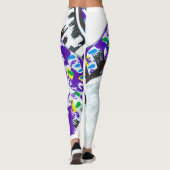 "Deko-Zahn-" Leggings (Rückseite)