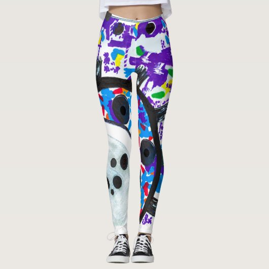"Deko-Zahn-" Leggings (Vorderseite)