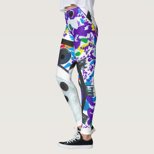 "Deko-Zahn-" Leggings (Links)