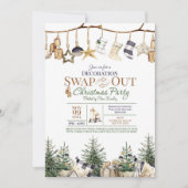 Dekoaustausch Weihnachtszeit-Party Einladung (Vorderseite)