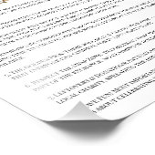 Dekoaustauschregeln für Weihnachts-Party Fotodruck (Ecke)