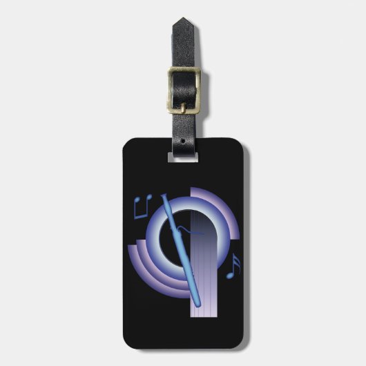 DekoBassoon Gepäckanhänger (Vorderseite vertikal)