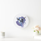 DekoBassoon Runde Wanduhr (Zuhause)