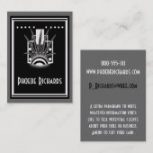 Dekoblatt Visitenkarte (Vorne/Hinten)