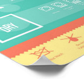 Dekodieren des Zyklus, Wäschetag Poster (Ecke)