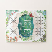 Dekodieren Sie Ihre Botschaft mit dem Pigpen-Chiph Puzzle (Horizontal)