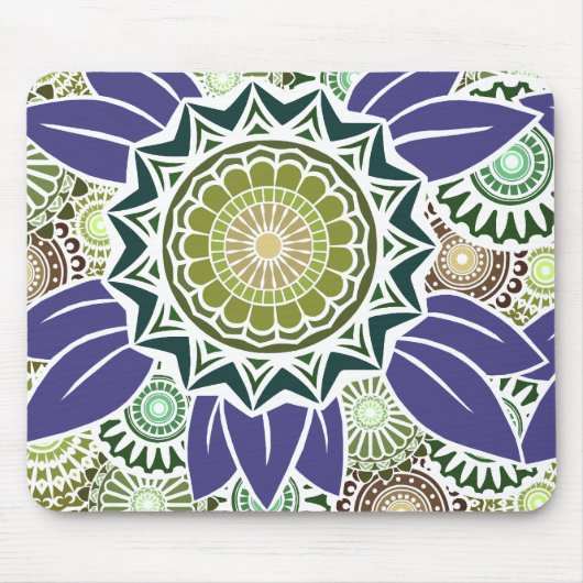 DekoFandango im Grün und in der Traube Mousepad (Vorne)