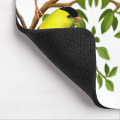 DekoGoldfinches in den Reben Mousepad (Ecke)