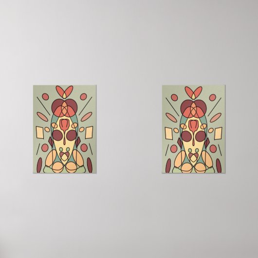 Dekokissen Bilderwand Sets (Vorderseite)