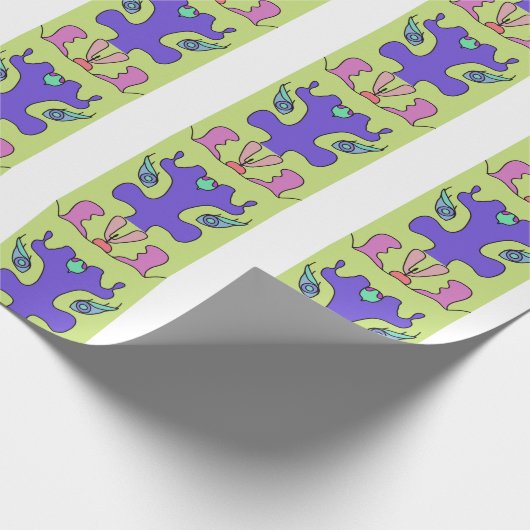 Dekokissen Geschenkpapier (Ecke)