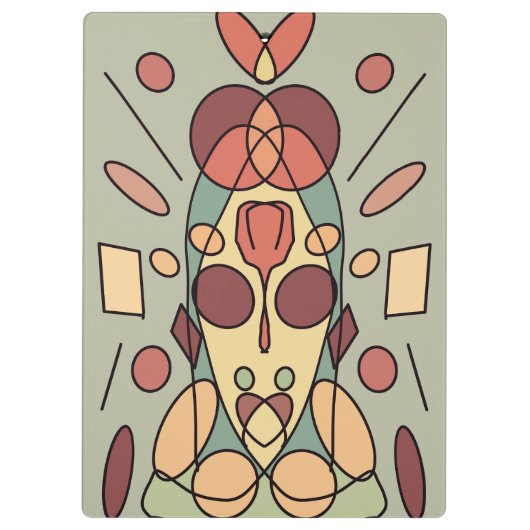 Dekokissen Klemmbrett (Rückseite)