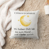 Dekokissen mit Name individuell (Decke)