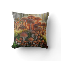 Dekokissen Mystischer Wald Pilz