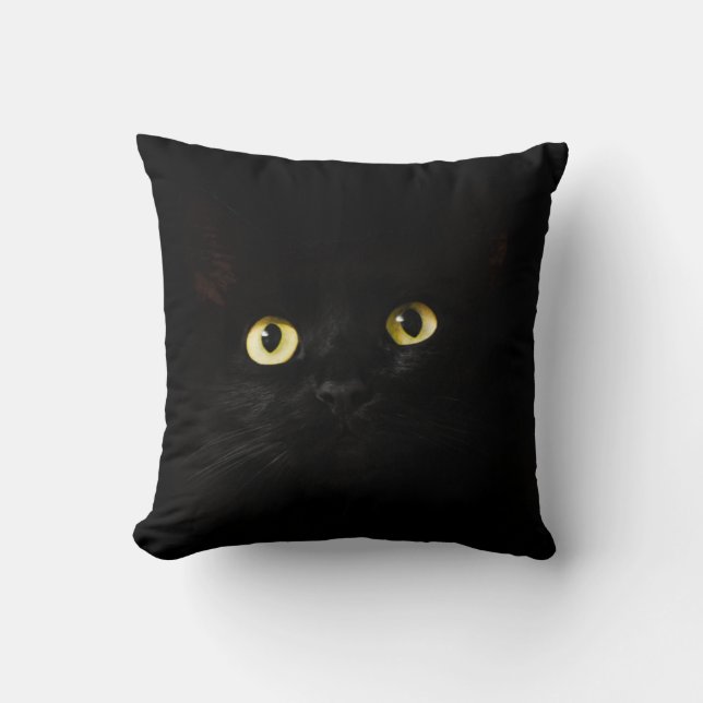 Dekokissen| niedliche schwarze Katzen - Designs Kissen (Vorderseite)