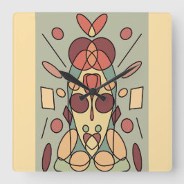 Dekokissen Quadratische Wanduhr