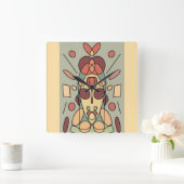 Dekokissen Quadratische Wanduhr (Zuhause)