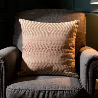 Dekokissen Wavy Japonica & Ivory & Burnt Maroon