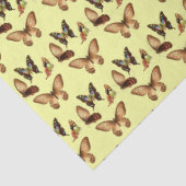 Dekolleté-Butterfly-Gelbes Zwirnpapier Seidenpapier (Detail)