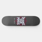 Dekolonisiert Eure Köpfe (Punkte) Skateboard (Horizontal)