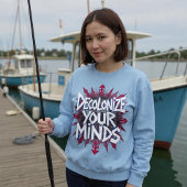 Dekolonisiert Eure Köpfe (Punkte) Sweatshirt