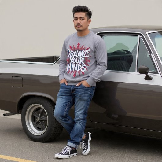 Dekolonisiert eure Köpfe (Punkte) Sweatshirt